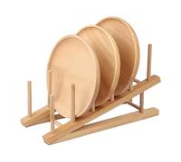 Supporto Per Puzzle In Legno - Cinque Robusti Scomparti Verticali, Ripiano Per Giochi Per Bambini, Espositore Artistico Decorativo Per Camera Da | Accessorio Didattico Per Riporre Le Lavagne Gio