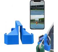 Supporto per racchetta da tennis, supporto per telefono da tennis e recinzione, supporto per telefono da tennis e action camera, per registrazione di partite e analisi dell'allenamento, supporto