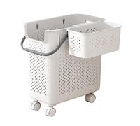 Supporto Per Racchette Da Tennis, Supporto Per Racchette Da Tennis Con Cestino Appeso, Supporto Per Racchette Da Badminton, Adatto Per La Casa(White)