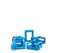 Supporto per rack 1U per Raspberry Pi 4/5 con PoE - Fino a 6 dispositivi - Montaggio server rack da 19" - Accessori Home Lab - Stampa 3D (bianco, solo 1 lato sinistro)