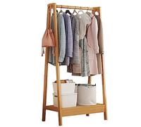 Supporto per rastrelliere in legno con scaffale di stoccaggio delle scarpe e ganci per scarpe da asciugamano e scatole da asciugamano facili da assemblare le opzioni di altezza da 65 cm/75 cm/85