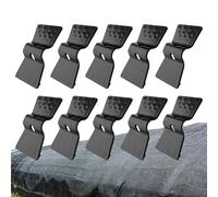 Supporto per rete da giardino - Clip per telone, protezione per film serra | Costruzione in resistente alle intemperie, semplici morsetti a pressa, design facile da riutilizzare, con manico