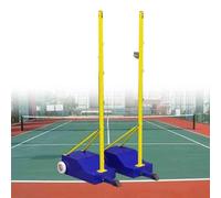 Supporto per rete sportiva autoportante, altezza regolabile per giochi interni ed esterni, facile installazione con base ponderata per tutte le età