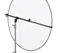 Supporto per riflettore con supporto per riflettore con rotazione a 360 gradi, adatto per riflettori da 66 cm-123 cm, diffusori, braccio per fotografia, con supporto per riprese