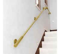Supporto Per Ringhiera E Corrimano Per Scale Moderne - Passamano Di Sicurezza Per Scale, Per Disabili E Bambini -Balaustra A Parete - Decorazione Per La Casa(Gold,100cm)