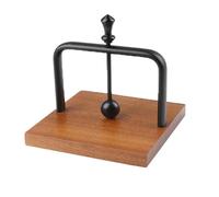 Supporto per riporre Elegante porta tovaglioli quadrato in legno con sfere rotonde in metallo. Porta un tocco di raffinatezza alle tue esperienze culinarie nelle cucine, nei bar, nei (A, 15X15X4.5CM)