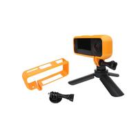 Supporto per riprese orizzontale/verticale per Insta360 X4 Air, adattatore per telaio protettivo per fotocamera, espansione a sgancio rapido, per accessori per fotocamere X4 Air (bordo orizzontale