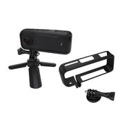 Supporto per riprese orizzontale/verticale per Insta360 X4 Air, adattatore per telaio protettivo per fotocamera, espansione a sgancio rapido, per accessori per fotocamere X4 Air (bordo orizzontale