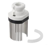 Supporto per rotella per codifica a inchiostro solido MY-380F, telaio in acciaio inossidabile e plastica, con 24 perni rotondi, lunghezza ago 38 mm, doppio tipo T