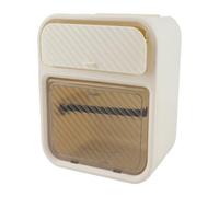 Supporto per Rotoli di Carta Igienica, ABS PS PS Impossibile per il Bagno del Bagno del Spaziale (bianco panna)