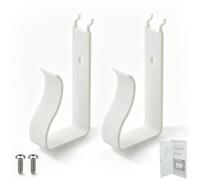 Supporto per router per cruscotto Hager - Montaggio su piastra perforata regolabile, fissaggio stabile in scatola elettrica organizer rete domestica kit con viti, facile da installare (2 pezzi, bianco