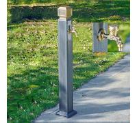 Supporto per rubinetto da esterno antigelo - Colonna d'acqua verticale per giardino per tubo flessibile, resistente supporto per rubinetto da pavimento, ideale per giardinaggio e paesaggisti