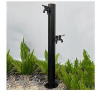 Supporto per rubinetto da giardino esterno Sistema di distribuzione dell'acqua autoportante a 2 rubinetti per irrigazione Fontana da giardino Presa per irrigazione Soluzione di irrigazione esterna