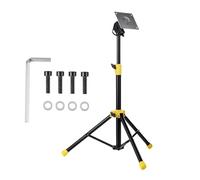 Supporto per rullante - supporto per tamburo da 96 cm, facile da usare, accessorio per rack silenzioso, con meccanismo regolabile in altezza, supporto per piatti per esercizi