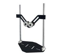 Supporto per rulli a forma di V Capacità di carico 100 kg Altezza regolabile Supporto per tubi a doppio rullo Supporto per lavori pesanti per la lavorazione del legno Taglio