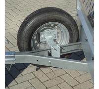Supporto Per Ruota Di Ricambio Per Rimorchio Con Piastra Di Montaggio