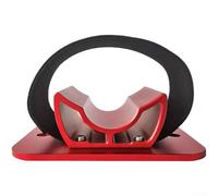 Supporto per ruota Posteriore Bici in Alluminio per Supporto | Alluminio leggero, installazione rapida, cinghie nylon incluse, per rack, trasporto sicuro