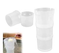 Supporto per Sac a Poche, Plastica Altezza Regolabile Mani Libere Supporto Sac à Poche Accessori Decorazioni da Forno per Torte Cupcake Biscotti Panna e Glassa (Bianco)