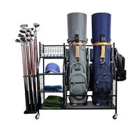 Supporto per sacca da golf, resistente, extra large, con ruote, per riporre palline, guanti, , , golf, casa, cantina