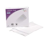 Supporto per sacca per catetere Ved Sleeve, copertura per sacca per catetere, miscele di fibre resistenti e durevoli con cuciture esterne, lavabile e riutilizzabile, taglia media (confezione da 4)