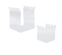 Supporto per sacchetti da freezer, portasacchetti con chiusura a zip in acrilico regolabile per l’organizzazione della, supporto per sacchetti per la conservazione degli