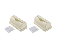 Supporto per sacchetti della spazzatura da parete, senza foratura, organizer salvaspazio con funzione estraibile per un facile accesso ai sacchetti della spazzatura in cucina e bagno (bianco)