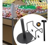 Supporto per sacchetti della spesa a rullo per supermercato, pratico e facile da