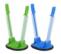 Supporto per sacchetti di plastica, 2 supporti per sacchetti di plastica, supporti larghi per sacchetti per congelatore, supporto a chiusura lampo, supporto per la preparazione dei pasti