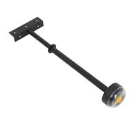 Supporto per Sacchetti di Plastica in Acciaio Inox Nero 50-80 CM | Pezzi da 30-50cm, Integrazione su Banco o Esposizione, Struttura Salvaspazio, Uso in Corsie e Punti