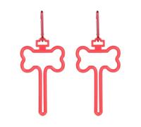 Supporto per Sacchetti per Cani,2 Pezzi Porta per Sacchetto Rifiuti per Animali a Mani Libere per Passeggio Campeggio All'aperto