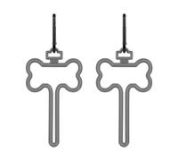 Supporto per Sacchetti per Cani,2 Pezzi Porta per Sacchetto Rifiuti per Animali a Mani Libere per Passeggio Campeggio All'aperto