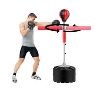 Supporto per sacco da boxe, regolabile, regolabile in altezza, per kickboxing, allenamento casalingo, asta girevole a 360°