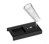 Supporto per saldatore in metallo con meccanismo a molla e base resistente per una conservazione sicura e stabile degli attrezzi di saldatura