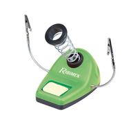 Supporto per saldatore Ribimex stagno a stilo con spugna e punte ricambio PRSOUS