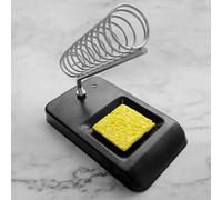 Supporto per saldatore Supporto portatile Supporto per stagno per saldatura con spugna per pulizia di saldatura Accessori per saldatore elettrico