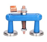 Supporto per saldatura magnetica Klatata, strumenti di saldatura robusti e forti con super aspirazione, comodi magneti blu per il supporto dei lavori di saldatura per i saldatori