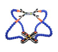 Supporto per saldatura per gioielli, 4 bracci che aiutano le mani, base antiscivolo in alluminio con clip a coccodrillo, per fai da te, riparazione, gioielli