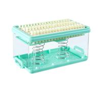 Supporto per saponetta, portasapone, contenitore trasparente per saponette, custodia portatile, supporto per saponetta per bucato, massimizza la durata della vita del sapone: porta piatti per scola