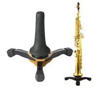Supporto per sassofono soprano - Supporto portatile per sassofono soprano | 9,84 x 9,84 x 7,87 pollici per strumenti a fiato per sassofono soprano | Supporto per tromba per casa