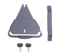 Supporto per satellite in lega di alluminio Elegante supporto per tetto per auto satellitare per da campeggio con compatibilità mini parabola da 0,47 a 1,89 pollici Gamma di