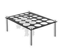 Supporto per scacchi - metallo acrilico durevole | Supporto per scacchi per artigianato stabile e preciso | Espositore per lezioni di arte in resina epossidica e design creativo