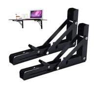 Supporto per scaffale a scomparsa, 2 supporti da parete pieghevoli per scaffali, risparmio di spazio per cucina all'aperto, lavanderia, forno a microonde, campeggio, auto, estensione hardware 20 cm