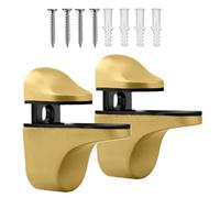 Supporto per scaffali in ad alta resistenza, 2 supporti in, supporto a parete, supporto regolabile, per cucina, bagno, soggiorno, camera da letto