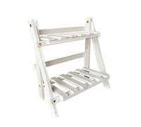 Supporto per scala | Supporto per Stand a 2 Livelli di Due Strati del Supporto in Legno per Crescere ad Un Livello elevato e adatto per Mini Succulenti