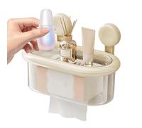 Supporto per scatola di tessuti da parete, supporto per pulire il supporto da parete,Dispenser per asciugamani in carta di aspirazione senza biancheria senza licenziamento | Organizzatore