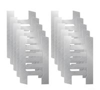 Supporto per scatola interruttore, confezione da 10 clip a F, cinghie di montaggio in metallo Grip-Lock, installazione sicura del cablaggio, hardware argentato, per elettricisti e fai da te