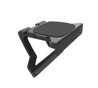 Supporto per scatola multimediale regolabile per TV e monitor, supporto clip per dispositivi streaming, media boxe, supporto altoparlante per Apple TV, max 1 kg, nero, nero