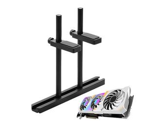 Supporto per scheda grafica | GPU Rafforzamento del computer | Sostenibile Supporto per il servizio di Swirl verticale per il montaggio della scheda madre PC Design creativo