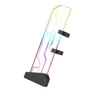 Supporto per scheda grafica verticale in vetro temprato VGA con supporto GPU base migliora la staffa GPU da gioco per PC