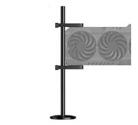 Supporto per Scheda Video, Universale Regolabile Antiscivolo con Martinetto, Sostegno per scheda video, Per Postazione di Lavoro Setup Video Scrivania Battlestation Ufficio Calcolo Scientifico